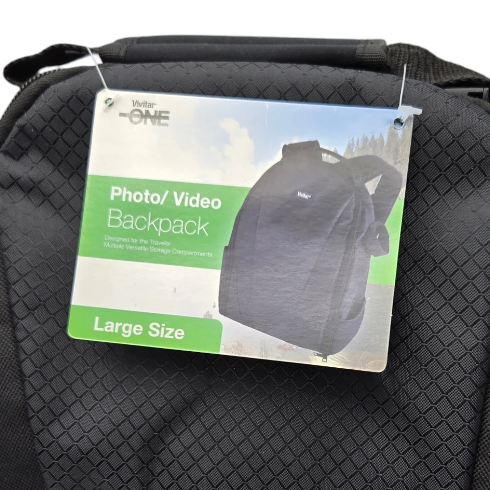 NWT Vivitar One Photo Video Backpack DC-15 Large Size